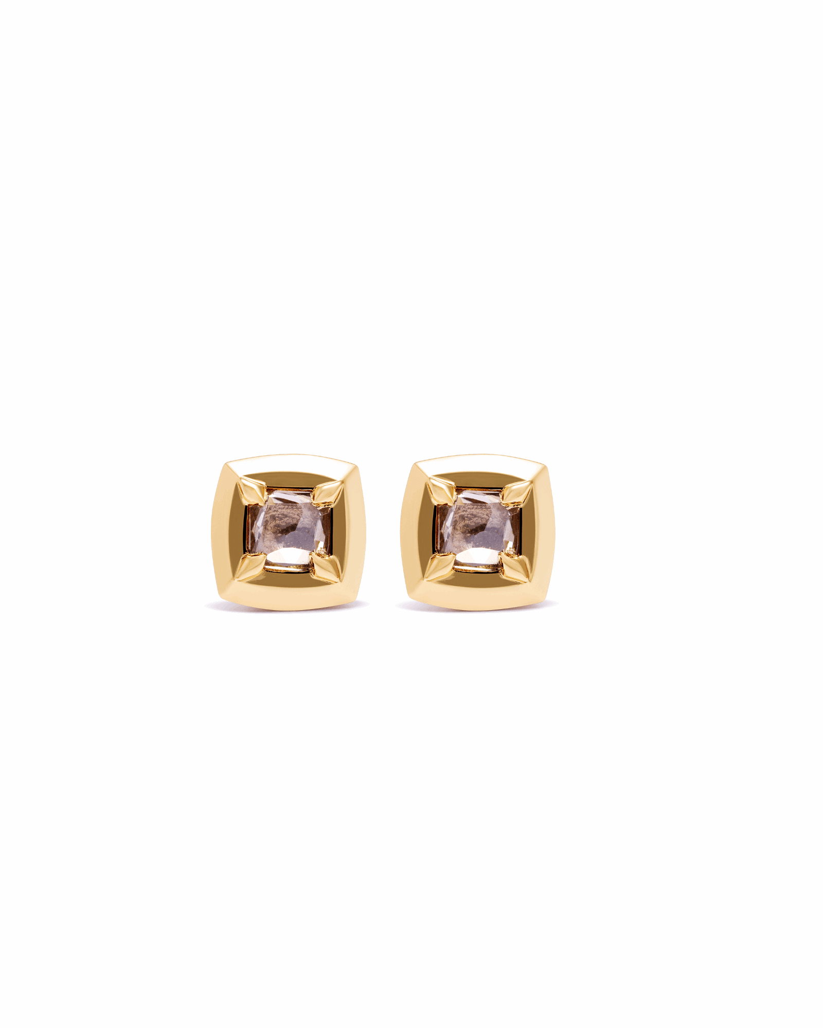 Pair Theia Studs - Cushion Large | Ilana Belsky