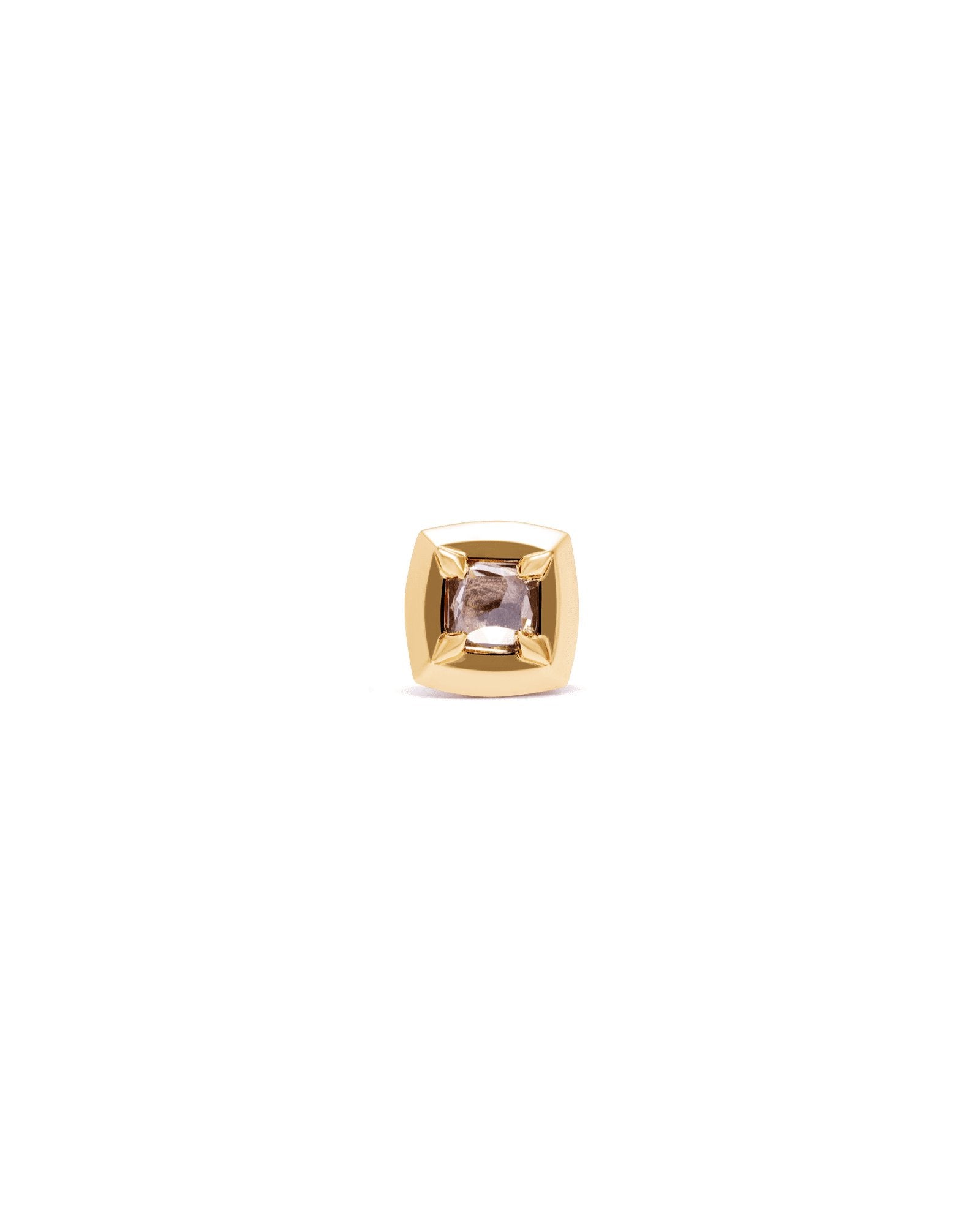 Single Theia Stud - Cushion Large | Ilana Belsky