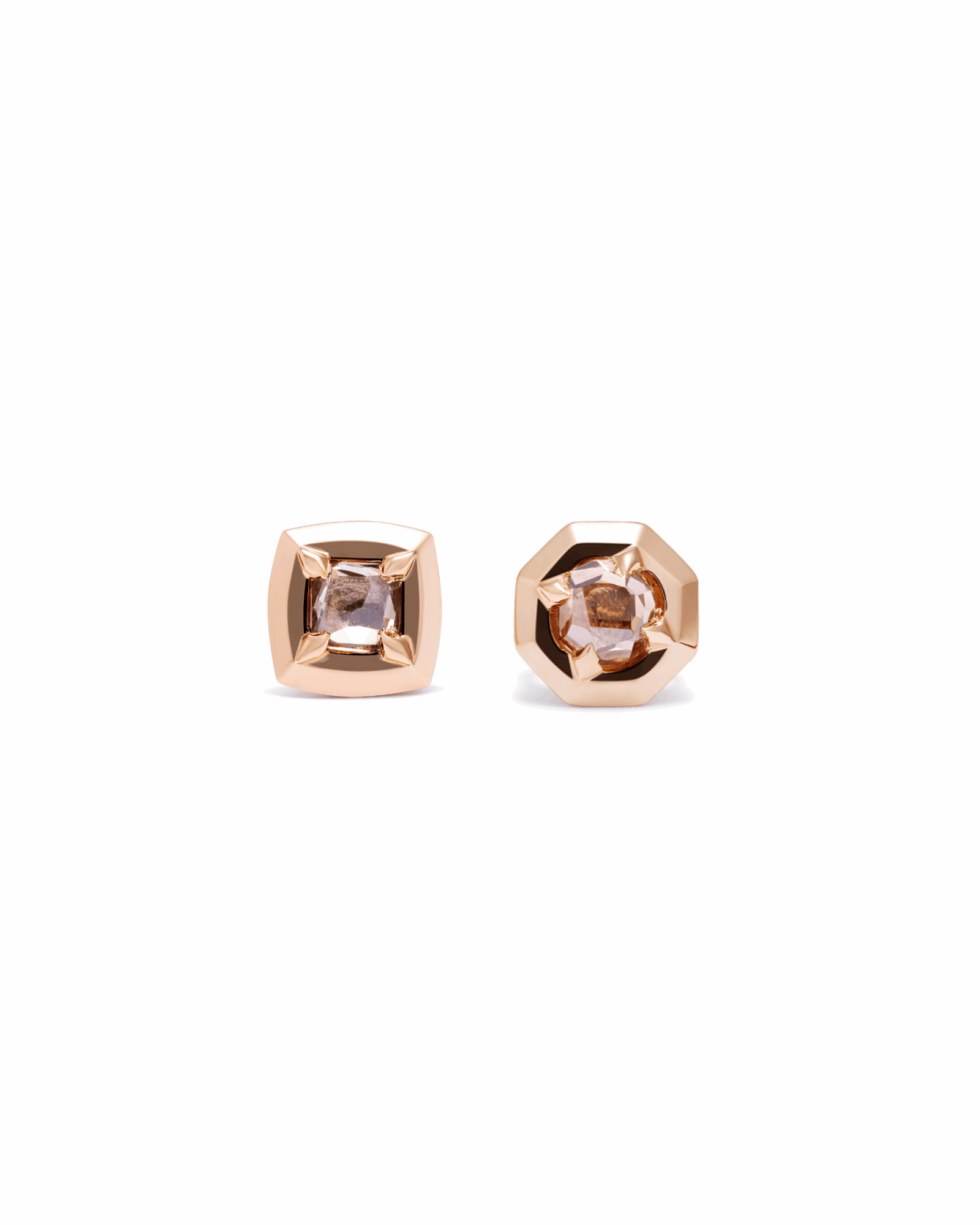 Mismatched Pair Theia Studs - Cushion & Octagon Large | Ilana Belsky