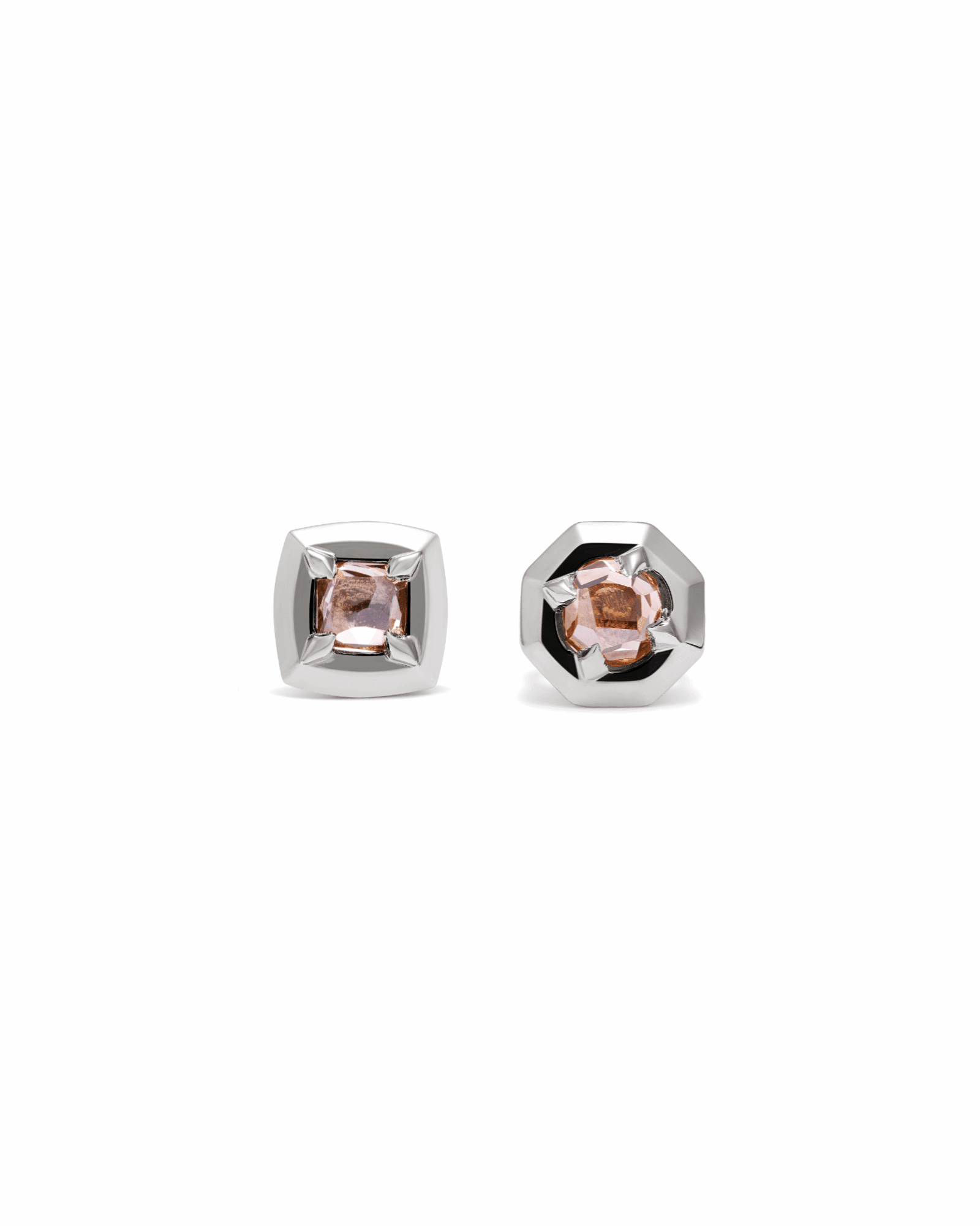Mismatched Pair Theia Studs - Cushion & Octagon Large | Ilana Belsky