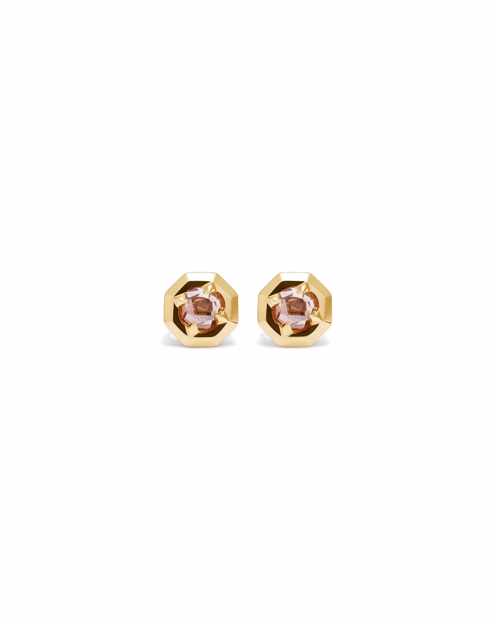 Pair Theia Studs - Octagon Small | Ilana Belsky